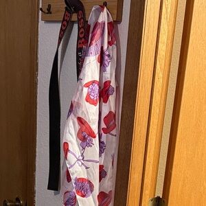 Red Hat Red and Purple Women's Scarf